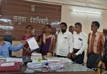 चितेगांव, मरेगांव येथील रेती घाटाविरूध्द ग्राम पंचायतीचा एल्गार