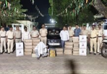 मूल पोलीसांनी आवळल्या अवैद्य दारू विक्रेत्यांच्या मुसक्या, विदेशी दारूसह १२ लाख ९१ हजाराचा ऐवज हस्तगत