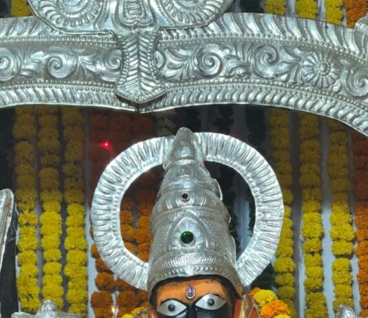 श्री माँ दुर्गा मंदिर मूल येथे नवरात्री महोत्सवाचे आयोजन, नियमित आरतीला होते महिलांची गर्दी